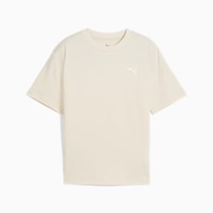 Wardrobe Essentials Big Kids' Relaxed Tee, Alpine Snow, extralarge