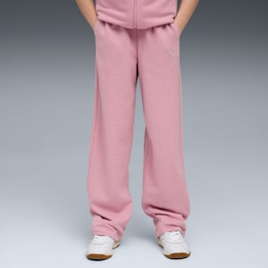 Wardrobe Essentials Wide Sweatpants Youth, Poised Pink, extralarge
