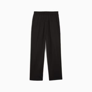 Wardrobe Essentials Big Kids' Relaxed Popper Pants, PUMA Black, extralarge
