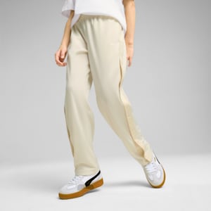 Wardrobe Essentials Big Kids' Relaxed Popper Pants, Alpine Snow, extralarge