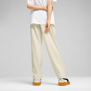 Wardrobe Essentials Big Kids' Relaxed Popper Pants, Alpine Snow, extralarge