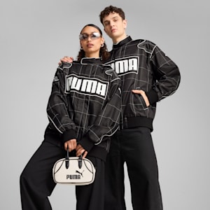 ARCHIVE SEASONAL Men's Relaxed Racer Jacket, PUMA Black, extralarge
