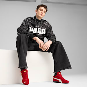 ARCHIVE SEASONAL Men's Relaxed Racer Jacket, PUMA Black, extralarge