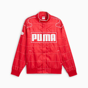 ARCHIVE SEASONAL Oversized Fit Racer Jacket, For All Time Red, extralarge-IND
