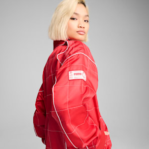 ARCHIVE SEASONAL Oversized Fit Racer Jacket, For All Time Red, extralarge-IND