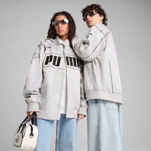 ARCHIVE SEASONAL Men's Relaxed Racer Jacket, Glacial Gray, extralarge