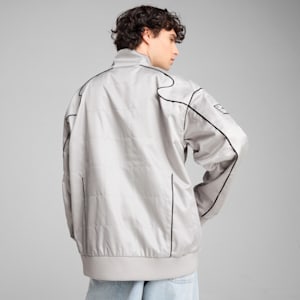 ARCHIVE SEASONAL Men's Relaxed Racer Jacket, Glacial Gray, extralarge