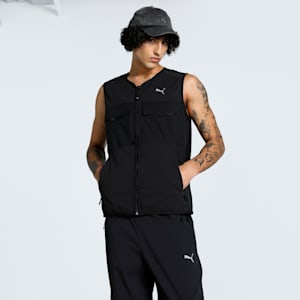 PUMATECH Men's Cargo Vest, PUMA Black, extralarge-IND