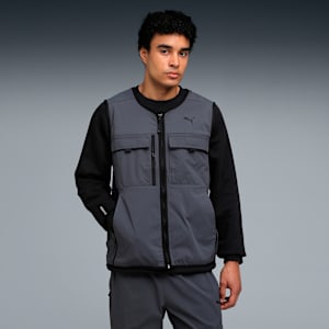 PUMATECH Men's Cargo Vest, Dusky Gray, extralarge-IND