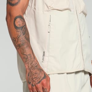 PUMATECH Men's Cargo Vest, Desert Dust, extralarge-IND