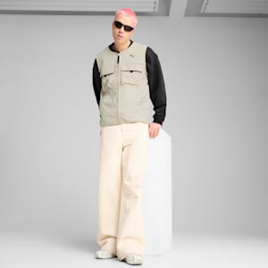 PUMATECH Men's Cargo Vest, Desert Dust, extralarge