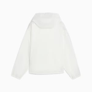Wardrobe Essentials Women's Oversized Wind Jacket, PUMA White, extralarge
