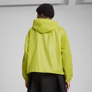 Wardrobe Essentials Women's Oversized Wind Jacket, Sea Kelp, extralarge