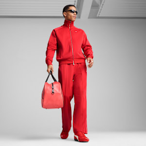 T7 Men's Relaxed Fit Track Jacket, For All Time Red, extralarge-IND