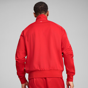 T7 Men's Relaxed Fit Track Jacket, For All Time Red, extralarge-IND