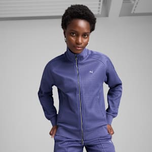 T7 Women's Track Jacket, Blue Crystal, extralarge