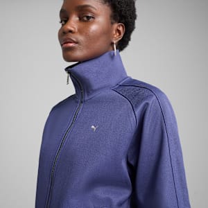 T7 Women's Track Jacket, Blue Crystal, extralarge