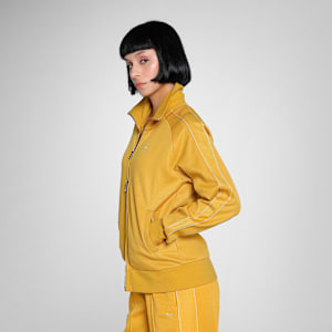 T7 Women's Relaxed Fit Track Jacket, Archive Gold, extralarge-IND