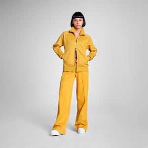 T7 Women's Relaxed Fit Track Jacket, Archive Gold, extralarge-IND