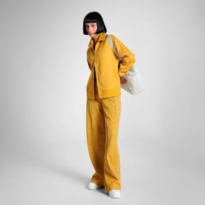 T7 Women's Relaxed Fit Track Pants, Archive Gold, extralarge-IND