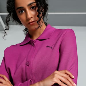 CLASSICS Artisanal Women's Cardigan, Magenta Gleam, extralarge-IND