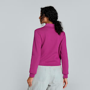 CLASSICS Artisanal Women's Cardigan, Magenta Gleam, extralarge-IND