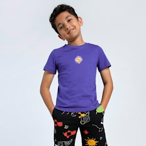 Classics Drip Graphic Youth Tee, Lapis Lazuli, extralarge-IND