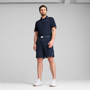 メンズ ゴルフ PUMA x PTC ティップド 半袖 ポロシャツ, Deep Navy, extralarge-JPN