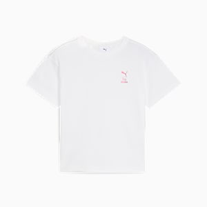 PUMA x HELLO KITTY® AND FRIENDS Little Kids' Relaxed Graphic Tee, PUMA White, extralarge