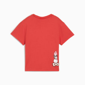 PUMA x HELLO KITTY AND FRIENDS Graphic Kid's Relaxed Fit Tee, Red Fire, extralarge-IND
