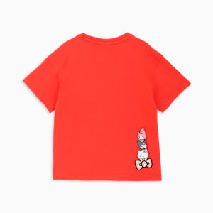 ガールズ PUMA x ハローキティ アンド フレンズ リラックス グラフィック 半袖 Tシャツ 98-122cm, Red Fire, extralarge-JPN
