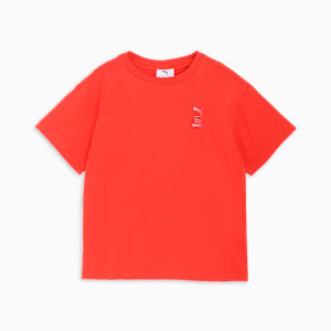 ガールズ PUMA x ハローキティ アンド フレンズ リラックス グラフィック 半袖 Tシャツ 98-122cm, Red Fire, extralarge-JPN