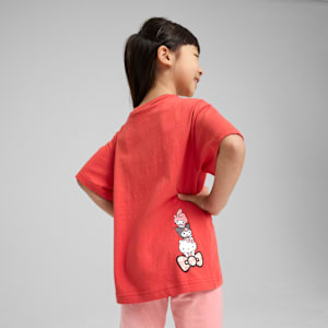 PUMA x HELLO KITTY AND FRIENDS Graphic Kid's Relaxed Fit Tee, Red Fire, extralarge-IND