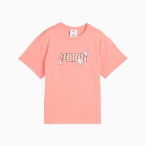 PUMA x HELLO KITTY AND FRIENDS Graphic Kid's Relaxed Fit Tee, Pink Fruit, extralarge-IND