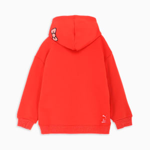 ガールズ PUMA x ハローキティ アンド フレンズ リラックス フーディ スウェット 98-122cm, Red Fire, extralarge-JPN