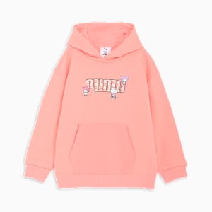 ガールズ PUMA x ハローキティ アンド フレンズ リラックス フーディ スウェット 98-122cm, Pink Fruit, extralarge-JPN