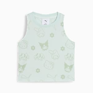 PUMA x HELLO KITTY AND FRIENDS Kid's Slim Fit Ribbed Tank Top, Peaceful Blue, extralarge-IND