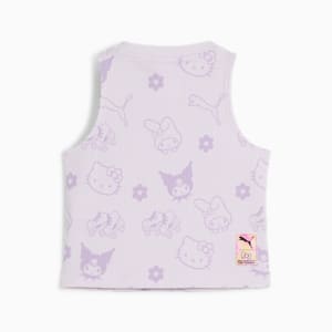 Playera para niñas PUMA x HELLO KITTY Rib, Lilac Frost, extralarge