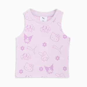 ガールズ PUMA x ハローキティ アンド フレンズ リブ タンクトップ 98-122cm, Lilac Frost, extralarge-JPN