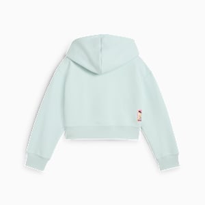 PUMA x HELLO KITTY® AND FRIENDS Little Kids' Relaxed Graphic Fleece Hoodie, Peaceful Blue, extralarge