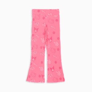 ガールズ PUMA x ハローキティ アンド フレンズ リブ フレア レギンス 98-122cm, Magic Rose, extralarge-JPN