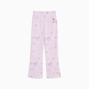 Leggings acampanados PUMA x HELLO KITTY para niñas, Lilac Frost, extralarge