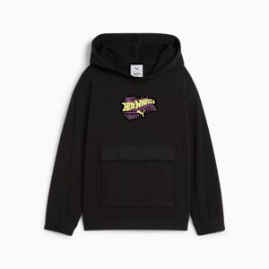 Sudadera holgado PUMA x HOT WHEELS™ para niños, PUMA Black, extralarge