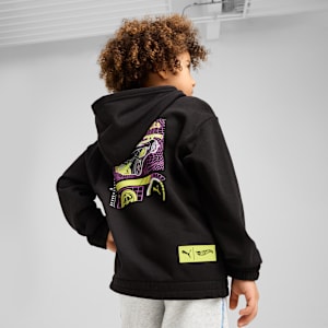 Sudadera holgado PUMA x HOT WHEELS™ para niños, PUMA Black, extralarge