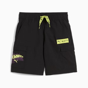 Shorts PUMA x HOT WHEELS™ para niños, PUMA Black, extralarge