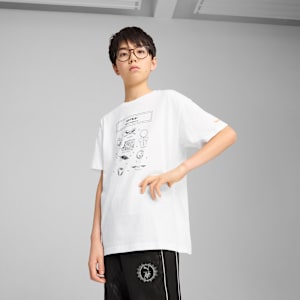 ボーイズ PUMA x ハリーポッター リラックス グラフィック 半袖 Tシャツ 128-164cm, PUMA White, extralarge-JPN