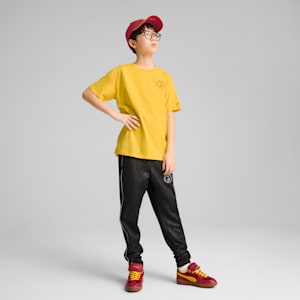 PUMA x HARRY POTTER Big Kids' Relaxed Graphic Tee, Yellow Sizzle, extralarge