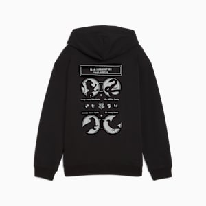 PUMA x HARRY POTTER Big Kids' Relaxed Graphic Hoodie, PUMA Black, extralarge