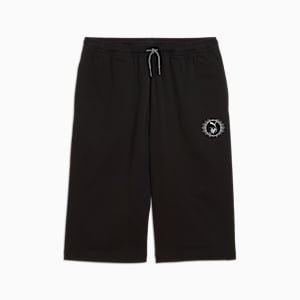 PUMA x HARRY POTTER Youth Woven Relaxed Fit Jorts, PUMA Black, extralarge-IND