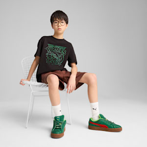 PUMA HOOPS x TMNT Big Kids' Relaxed Graphic Tee, PUMA Black, extralarge